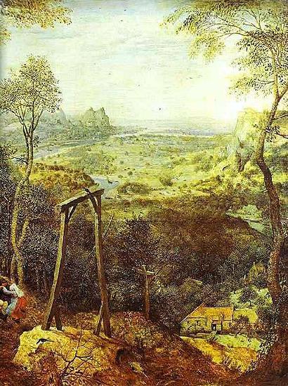Pieter Bruegel the Elder The Magpie on the Gallows - detail oil painting picture
